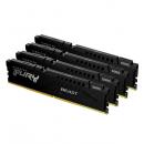 Kingston KF552C40BBK4-128 128GB DDR5 5200MHz CL40 DIMM (Kit of 2) FURY Beast Black