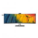 PHILIPS 45B1U6900CH/11 液晶ディスプレイ 44.5型/5120×1440/USB-C、DisplayPort、HDMI/ブラック/スピーカー：あり/5年間フル保証/省資源化パッケージ/昇降スタンド/給電(PD)100W