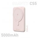 ADAM elements APBADGVCS5PK GRAVITY CS5 MagSafe対応ワイヤレス充電 5000mAh スタンド機能付 モバイルバッテリー ピンク