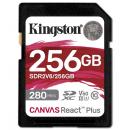 Kingston SDR2V6/256GB Canvas React Plus V60 SD メモリカード 256GB
