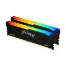 Kingston KF432C16BB2AK2/64 64GB DDR4 3200MT/s CL16 DIMM (Kit of 2) FURY Beast RGB