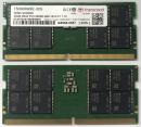 Transcend TS5600ASE-32G PC5-44800（DDR5-5600）SO-DIMM 32GB 2Rx8 2Gx8 CL46 1.1V