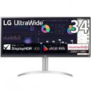 LG 34WQ650-W 液晶ディスプレイ 34型/2560×1080/HDMI、DisplayPort、USB Type-C/白/スピーカー：あり/IPS/1000：1/100Hz/ブルーライト低減/3年保証