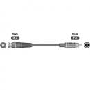 イメージニクス BNC-RCA-3C95m 映像信号用同軸ケーブル(3C-2V) BNC(オス)-RCA(オス) 95m
