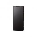 ELECOM PM-S241PLFUBK AQUOS wish4 (SH-52E)用レザーケース/手帳型/UltraSlim/薄型/磁石付き/ブラック