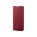 ELECOM PM-S241PLFUJPND AQUOS wish4 (SH-52E)用レザーケース/手帳型/UltraSlim/Flowers/薄型/磁石付き/ディープピンク