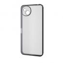 ELECOM PM-S241UCTMKBK AQUOS wish4 (SH-52E)用ソフトケース/極限保護/メタリック加工/メタリックブラック