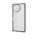 ELECOM PM-S242UCTMKBK AQUOS R9 (SH-51E)用ソフトケース/極限保護/メタリック加工/メタリックブラック