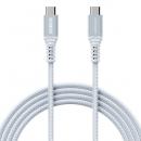 ADTEC APC-V1024CC-U4G3-BL USB4 PD3.1 Type-C to C ケーブル (240W出力 / 40Gbps / 1.0m) ブルー