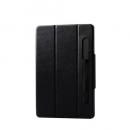 ELECOM TB-LK11PLFPBK Lenovo Tab K11用フラップケース/手帳型/タッチペン収納対応/ブラック