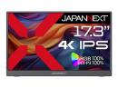 【法人様宛限定】JAPANNEXT JN-MD-IPS1732UHDR 液晶ディスプレイ 17.3型/3840×2160/HDMI×1、USB-C×2/ブラック/スピーカー有/2年保証