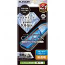ELECOM PM-A24AFLGDCBL iPhone 16/iPhone 15用ガラスフィルム/ダイヤモンドコーティング/高透明/ブルーライトカット