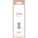 ELECOM PM-A24AFLLGRSV iPhone 16/iPhone 16 Plus用カメラレンズガラスフィルム/ラインストーン/&Me/シルバー