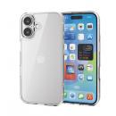 ELECOM PM-A24AHVCG1CR iPhone 16用ハイブリッドケース/ガラス/クリア