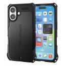 ELECOM PM-A24AZEROBK iPhone 16用ハイブリッドケース/ZEROSHOCK/ブラック