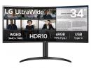 LG 34WR55QK-B 液晶ディスプレイ 34型/3440×1440/HDMI、DisplayPort、USB Type-C/ブラック/スピーカー：なし