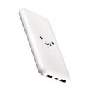 ELECOM DE-C66-10000WF モバイルバッテリー/リチウムイオン電池/15W/10000mAh/USB-C×1/USB-A×2/microB×1/しろちゃん