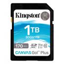 Kingston SDG3/1TB 1TB SDXCカード Canvas Go! Plus Class 10 UHS-I U3 R:170MB/秒 W:90MB/秒