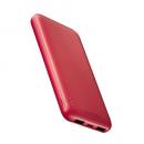 ELECOM DE-C66-10000RD モバイルバッテリー/リチウムイオン電池/15W/10000mAh/USB-C×1/USB-A×2/microB×1/レッド
