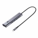 サンワサプライ USB-5TCHP18GM HDMIポート付 USB Type-Cハブ