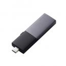 ELECOM ESD-EWC0250GBK 外付けSSD/USB3.2(Gen2)対応/スライド式/Type-C&Type-A両対応/250GB/ブラック