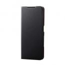 ELECOM PM-O242PLFUBK OPPO A3 5G/レザーケース/手帳型/UltraSlim/薄型/磁石付き/ブラック