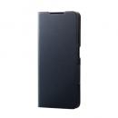 ELECOM PM-O242PLFUNV OPPO A3 5G/レザーケース/手帳型/UltraSlim/薄型/磁石付き/ネイビー