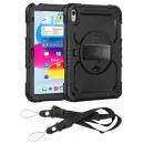 エムディーエス MDS-TSCIP109G10BLTBK4 iPad 10.9（第10世代）専用 耐衝撃ケース（画面保護付き） 強化ショルダーベルトモデル ブラック