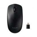 ELECOM M-K8DRCBK 法人向けマウス/無線2.4GHz光学式マウス/Type-C/3ボタン/環境配慮パッケージ/ブラック