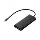 ELECOM DST-100BPBK Type-Cドッキングステーション/USB PD対応/USB-A×4/USB-C×2/HDMI(4K60Hz)/SD+microSD/LAN/ブラック