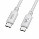 サンワサプライ KU-CCP6030W USB 2.0 Type-Cケーブル（PD60W・3m・ホワイト）