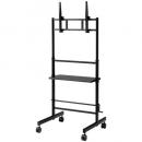 【法人様宛限定】ハヤミ工産 PL-3116B 業務用ディスプレイスタンド PL-3000シリーズ（ハンドル昇降タイプ） ～65V型まで対応