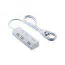 ELECOM T-IS01-2320WH 個別スイッチタップ/雷サージ付き/ホコリシャッター付き/3個口/2m/ホワイト