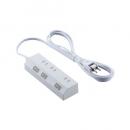 ELECOM T-IS01M-2320WH 個別スイッチタップ/雷サージ付き/ホコリシャッター付き/磁石付き/3個口/2m/ホワイト