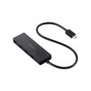 ELECOM U3HC-H041BK USB HUB/USB-C/USB5Gbps/バスパワー/4ポート/30cm/ブラック
