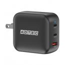 ADTEC APD-V100AC2-BK Power Delivery対応 GaN AC充電器/100W/USB Type-A 1ポート/Type-C 2ポート/ブラック