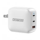 ADTEC APD-V100AC2-WH Power Delivery対応 GaN AC充電器/100W/USB Type-A 1ポート/Type-C 2ポート/ホワイト