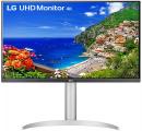 LG 27UP650K-W 27型液晶ディスプレイ/3840×2160/DP、HDMI/ホワイト/スピーカーなし/昇降/チルト/回転