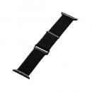 ELECOM AW-41BDFBBK Apple Watch 41/40/38mm用バンド/ファブリック/ブラック