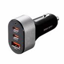 サンワサプライ CAR-CHR83CPD USB Power Delivery対応カーチャージャー（3ポート・67W）