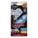 ELECOM PM-A25SFLGDCOBL iPhone 16e/iPhone 14/iPhone 13/iPhone 13 Proガラスフィルム/ダイヤモンドコーティング/ゴリラ/0.21mm/高透明/ブルーライトカット