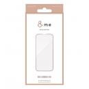 ELECOM PM-A25SFLGFPNM iPhone 16e/iPhone 14/iPhone 13/iPhone 13 Proガラスフィルム/フレーム付き/高透明/&Me/メタリックピンク