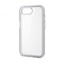 ELECOM PM-A25SHVAIR2WH iPhone 16e/ハイブリッドケース/エアバッグ/全周/MUBRAIN/ブラック×クリア
