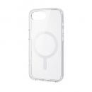 ELECOM PM-A25SMAG02WH iPhone 16e/ハイブリッドケース/MAGKEEP/ホワイト