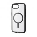 ELECOM PM-A25STSLFCMBK iPhone 16e/ハイブリッドケース/TOUGH SLIM LITE/フレームカラー/MAGKEEP/ブラック