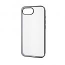 ELECOM PM-A25SUCTMBK iPhone 16e/ソフトケース/サイドメッキ/メタリックブラック