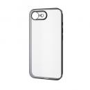 ELECOM PM-A25SUCTMKBK iPhone 16e/ソフトケース/極限保護/メタリック加工/メタリックブラック