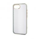 ELECOM PM-A25SUCTMLBU iPhone 16e/ソフトケース/メタリックライン/ライトブルー