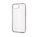 ELECOM PM-A25SUCTMPN iPhone 16e/ソフトケース/サイドメッキ/ピンクゴールド