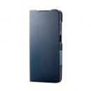 ELECOM PM-G253PLFUNV Galaxy A25 5G(SC-53F)/レザーケース/手帳型/UltraSlim/薄型/磁石付き/ネイビー